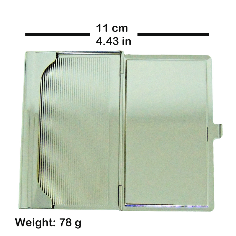 Enamel logo business card case